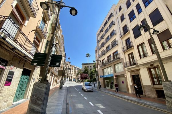 La peatonalización del Centro reduce las emisiones contaminantes