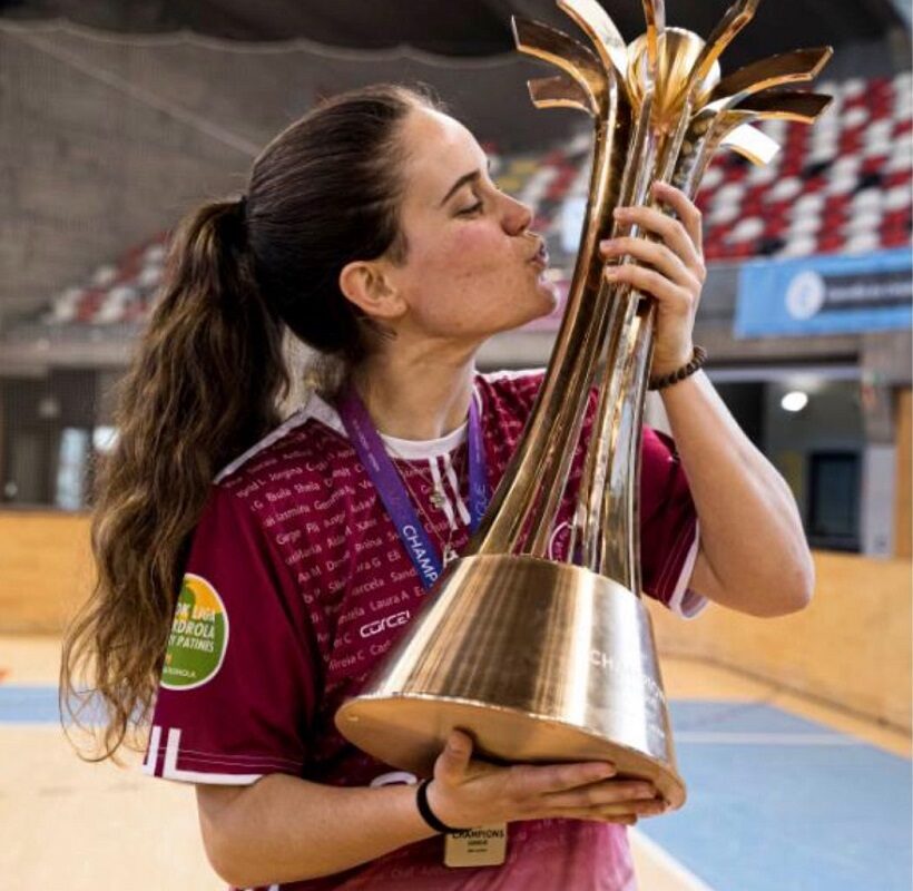 Teresa Payá assaboreix la glòria de la Champions