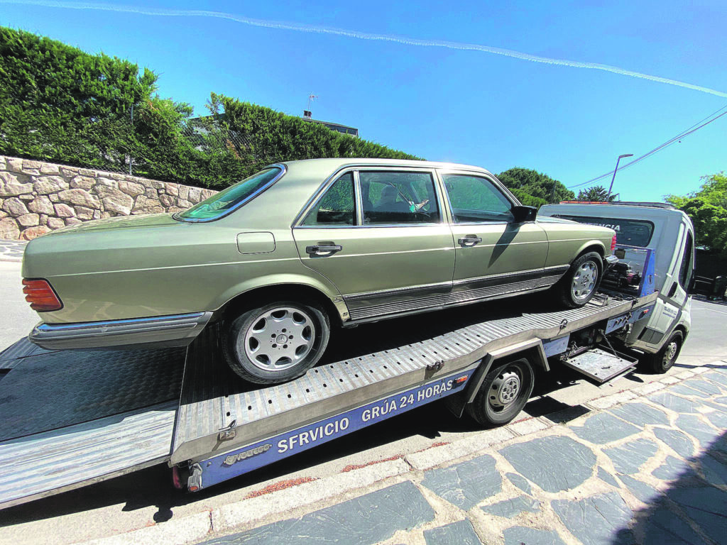 El histórico Mercedes de Camilo Sesto será expuesto en su museo
