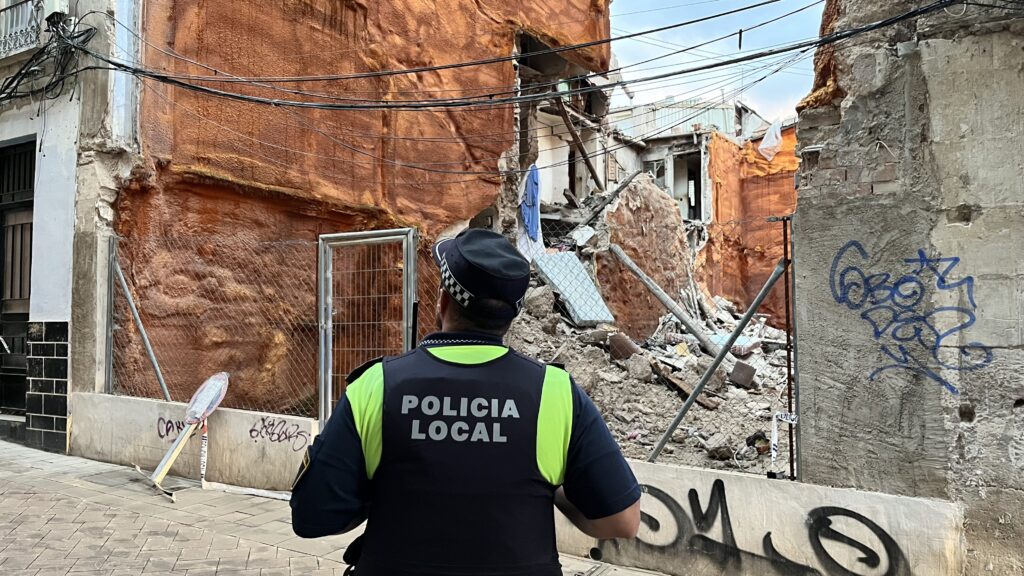 El número 50 de Sant Francesc sufre un nuevo derrumbe