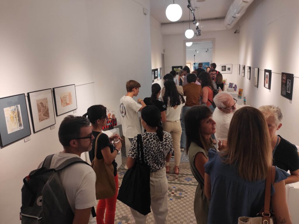 Exposició dels alumnes de Belles Arts a la Casa de la Cultura