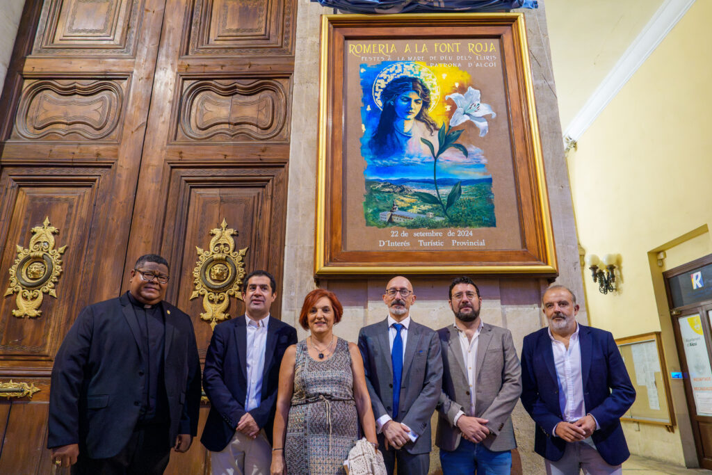 Un il·lustratiu i acolorit cartell anuncia la Romeria