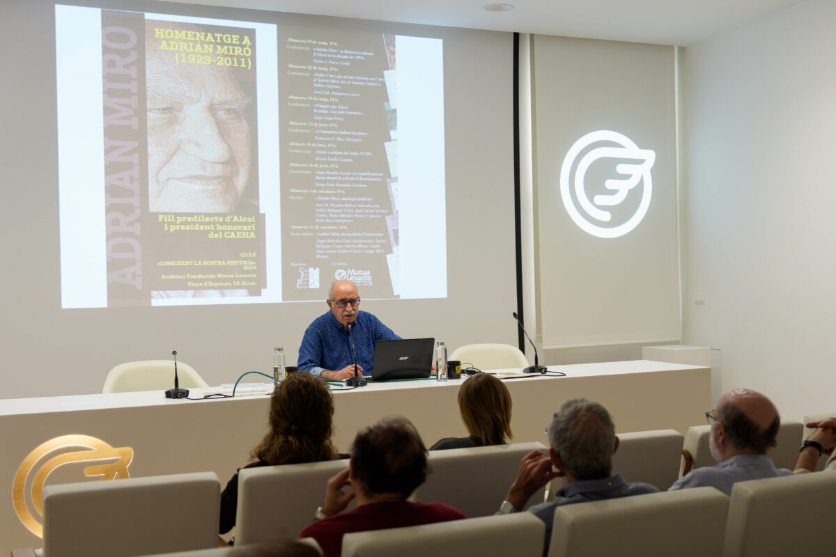 El CAEHA homenatja l'Adrián Miró poeta