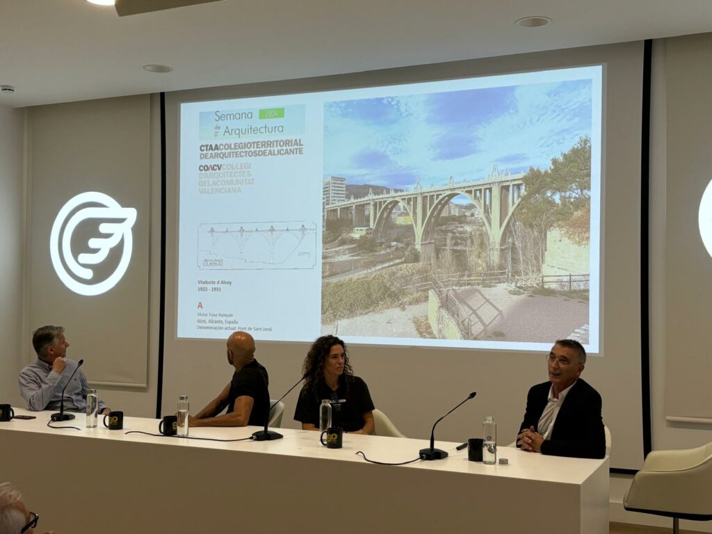 'Homenaje' al Pont de Sant Jordi con motivo de la Semana de la Arquitectura