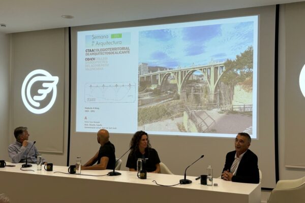 'Homenaje' al Pont de Sant Jordi con motivo de la Semana de la Arquitectura