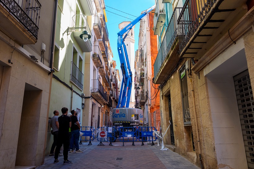 La propietaria derriba al fin Sant Francesc 50