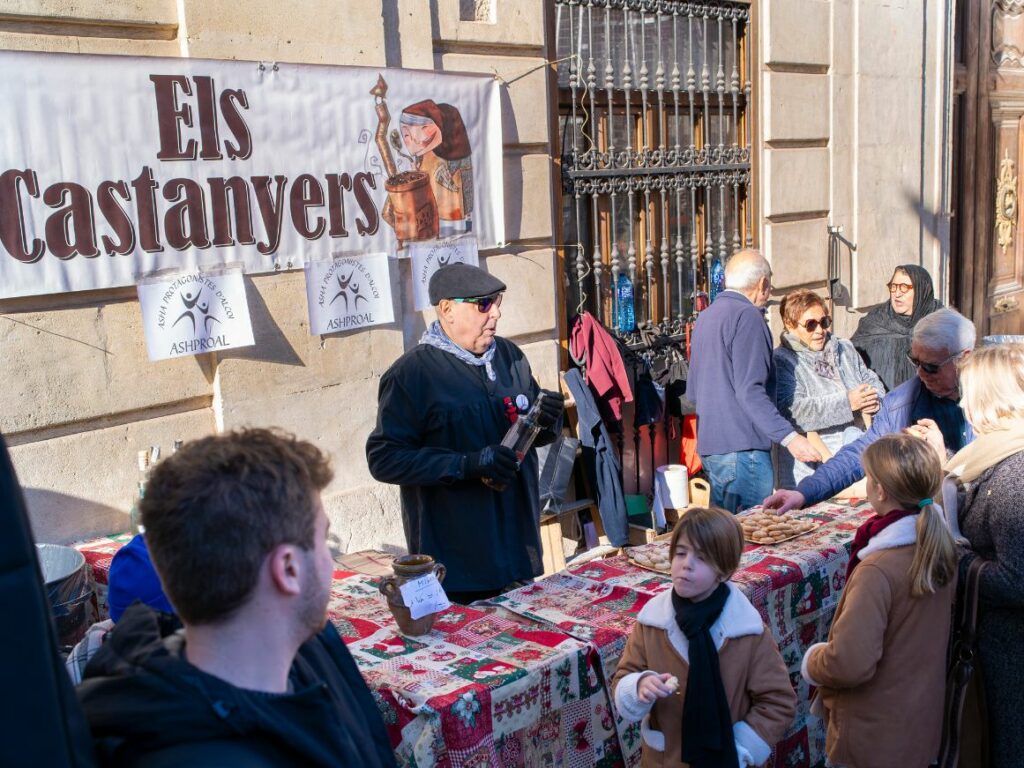 Gran ambient als carrers amb motiu de Nadal