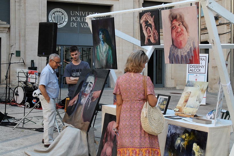 Una veintena de artistas mostrarán su trabajo este sábado