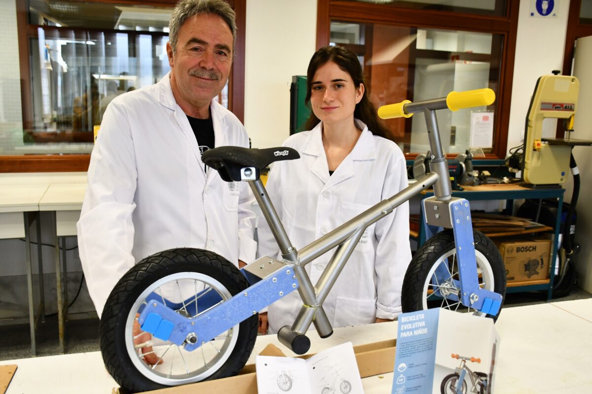 La bicicleta evolutiva  i sense pedals naix al campus