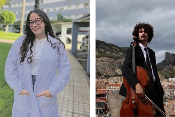 Julia Torres y Pau Alabort reciben las becas de medicina y música