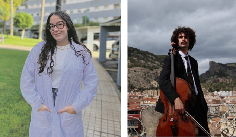 Julia Torres y Pau Alabort reciben las becas de medicina y música