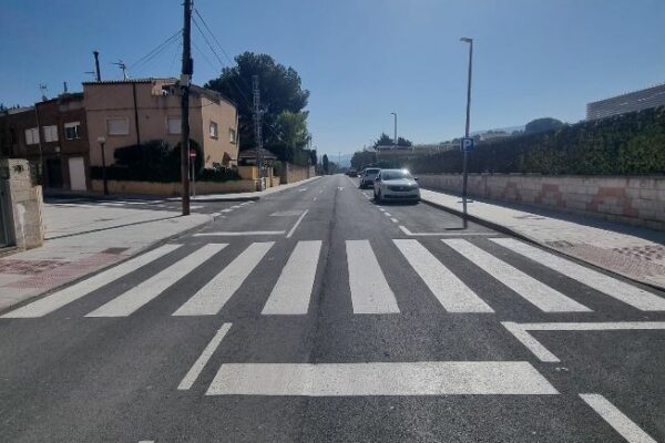 Finalizan las obras de mejora de la avenida de les Moreres