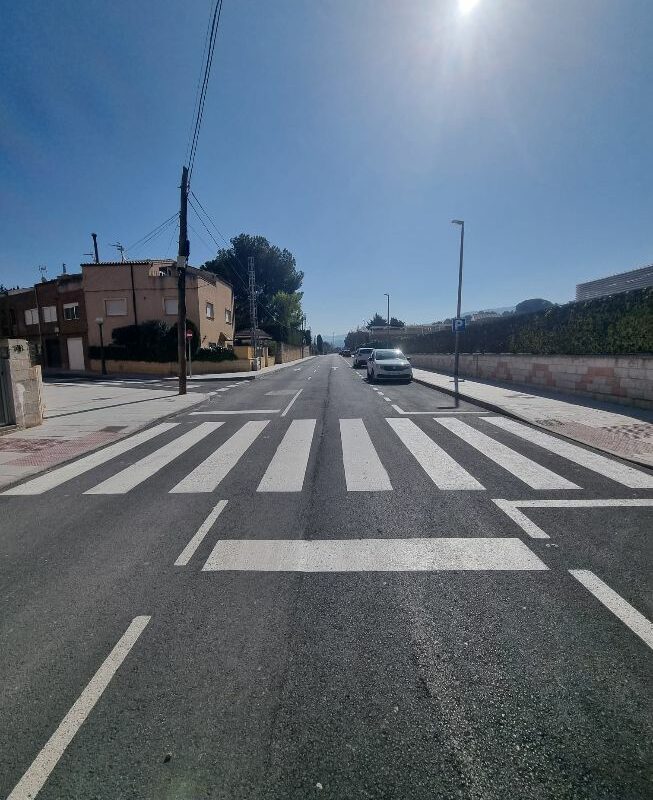 Finalitzen les obres de millora de l’avinguda de les Moreres