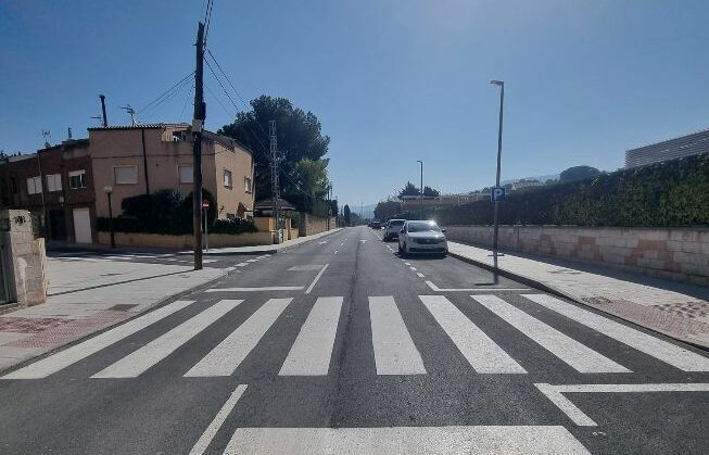 Finalitzen les obres de millora de l’avinguda de les Moreres