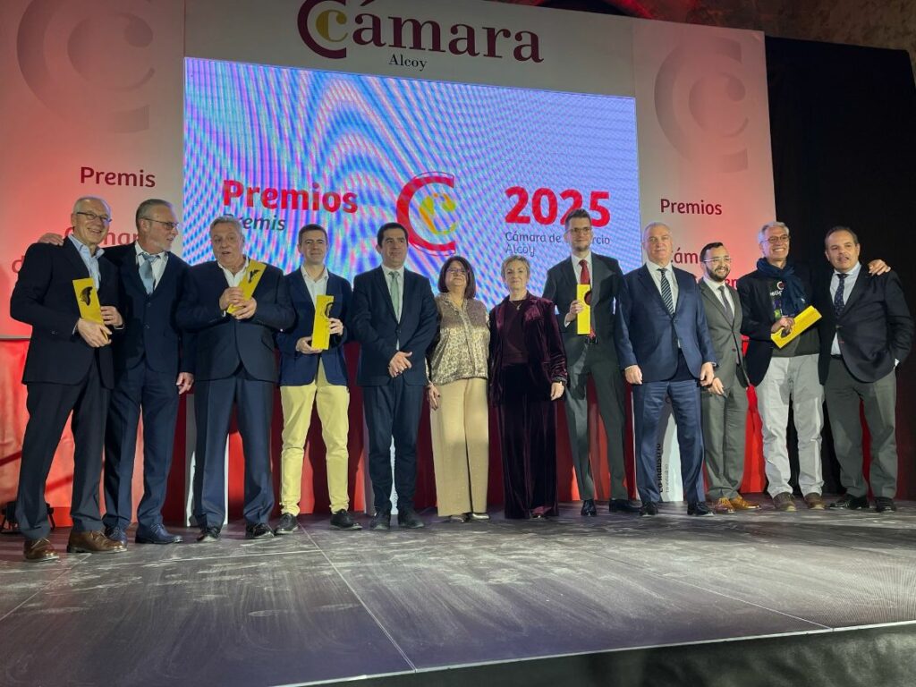 Las empresas brillaron en la gala de los Premios Cámara de Alcoy