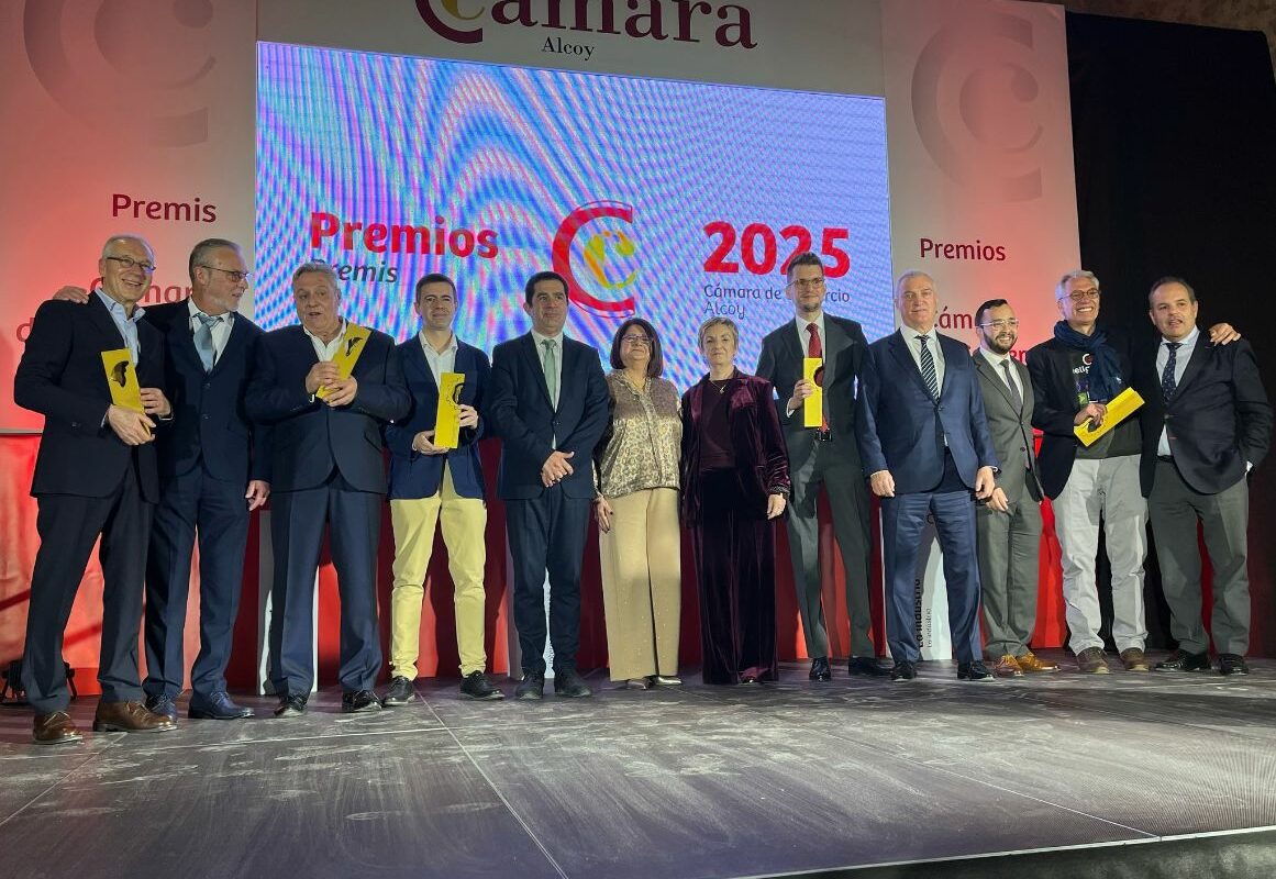 Las empresas brillaron en la gala de los Premios Cámara de Alcoy