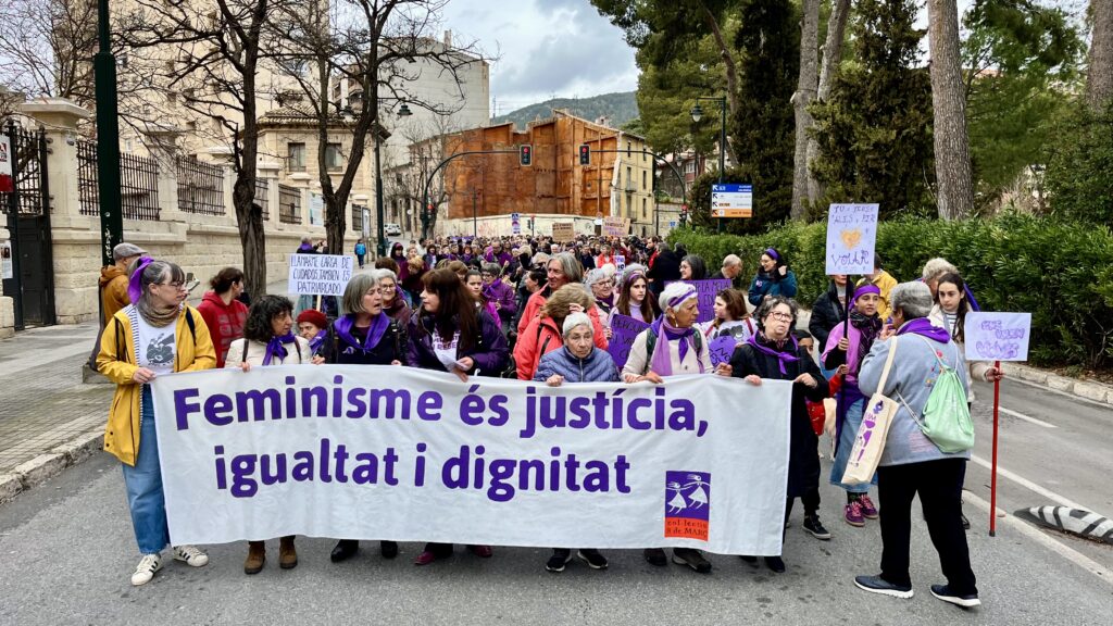 La manifestación del 8M saca a la calle la reivindicación feminista