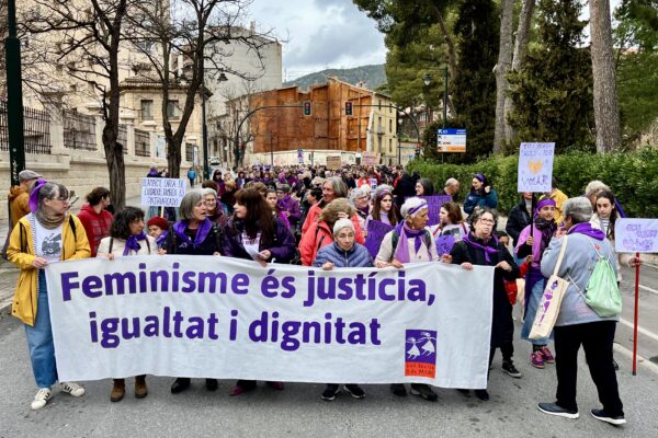 La manifestación del 8M saca a la calle la reivindicación feminista